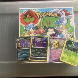 Pokémon puzzle comes with four holographic cards