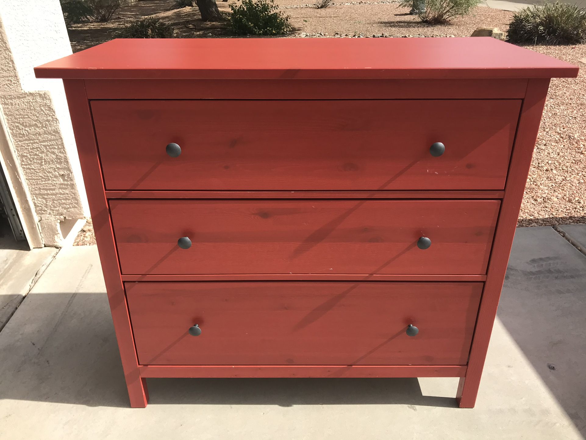 Ikea hemnes dresser (Red)