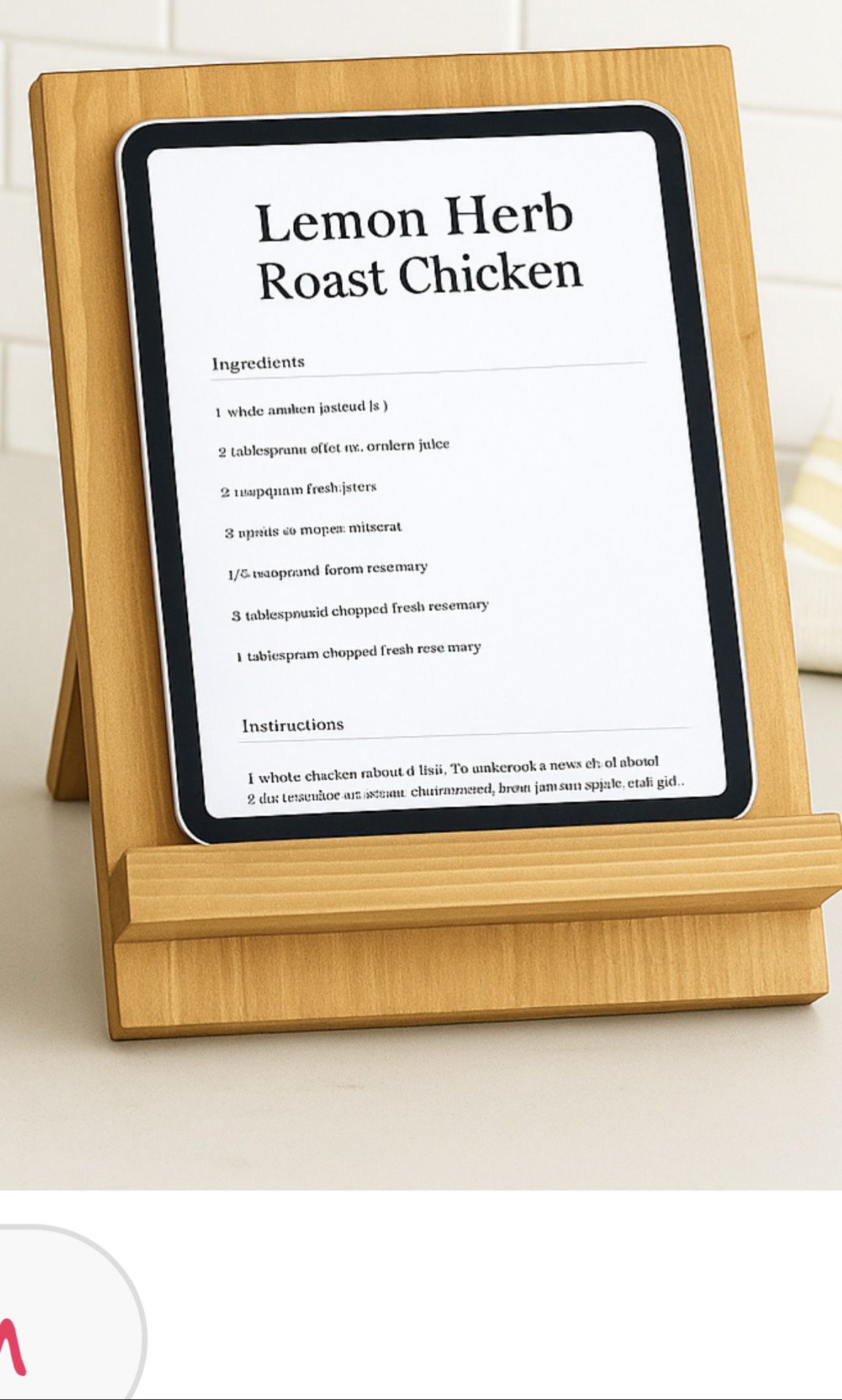 Solid Wood iPad Stand ( Regular And Mini 