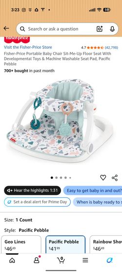 Fischer Price baby sit up seat