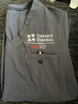 torrance memorial scrubs grey