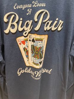 Men’s long sleeve tshirt XLG Golden Nugget