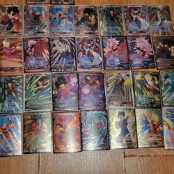 DBZ Dragon Ball Z Super Card Game Set 20 Power Absorbed Collector's Box Silver And Gold Stamped Cards NM 