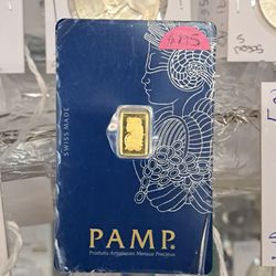 1 gram gold pamp