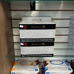 Black Nitrile Gloves