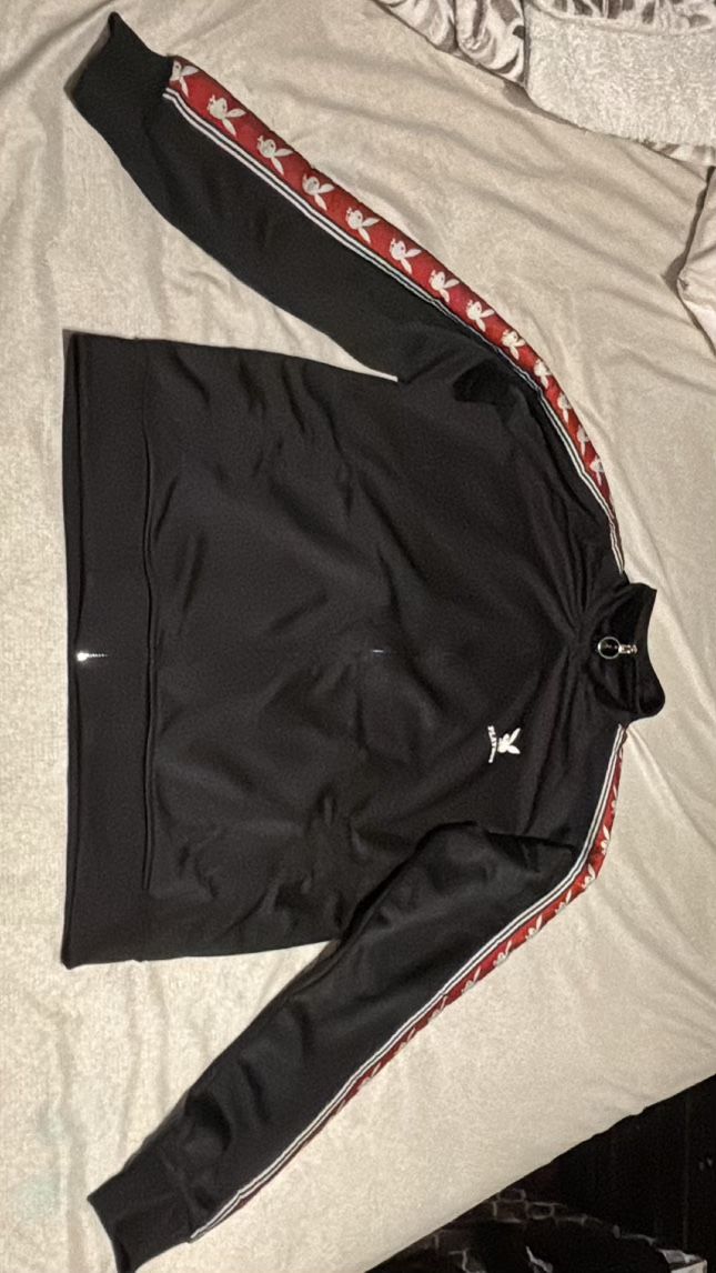 Playboy Jacket Black Wit Red&white