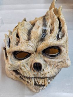 Skull Skeleton Mask – Scary Demon Full Head Helmet | Halloween Costume Prop | Ad