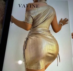 Beige Mini Dress