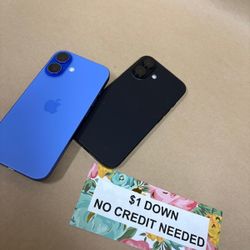 Apple IPhone 16 5G - Only $1 Today Pay The Rest Later! 