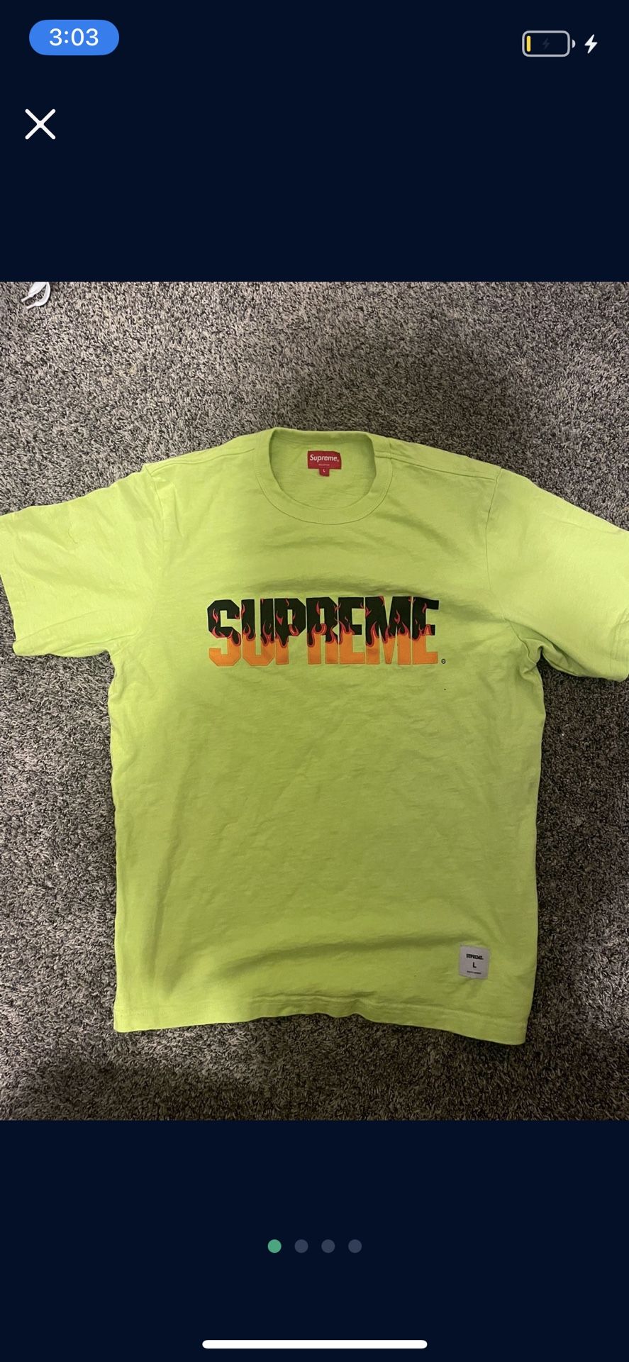 Supreme shirt size L