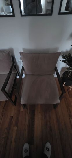 Threshold Wood Frame Cushioned Accent Chairs
