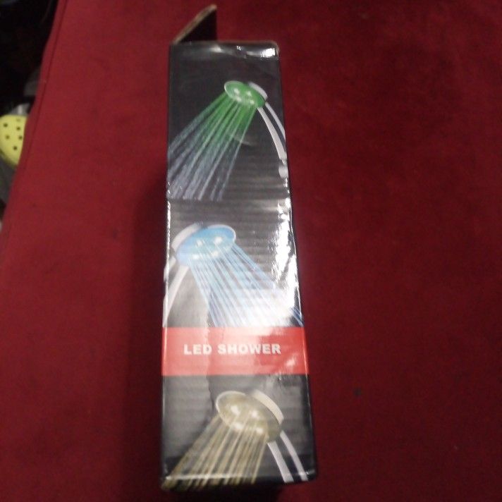 L.E.D. Shower Head No Batteries Needed