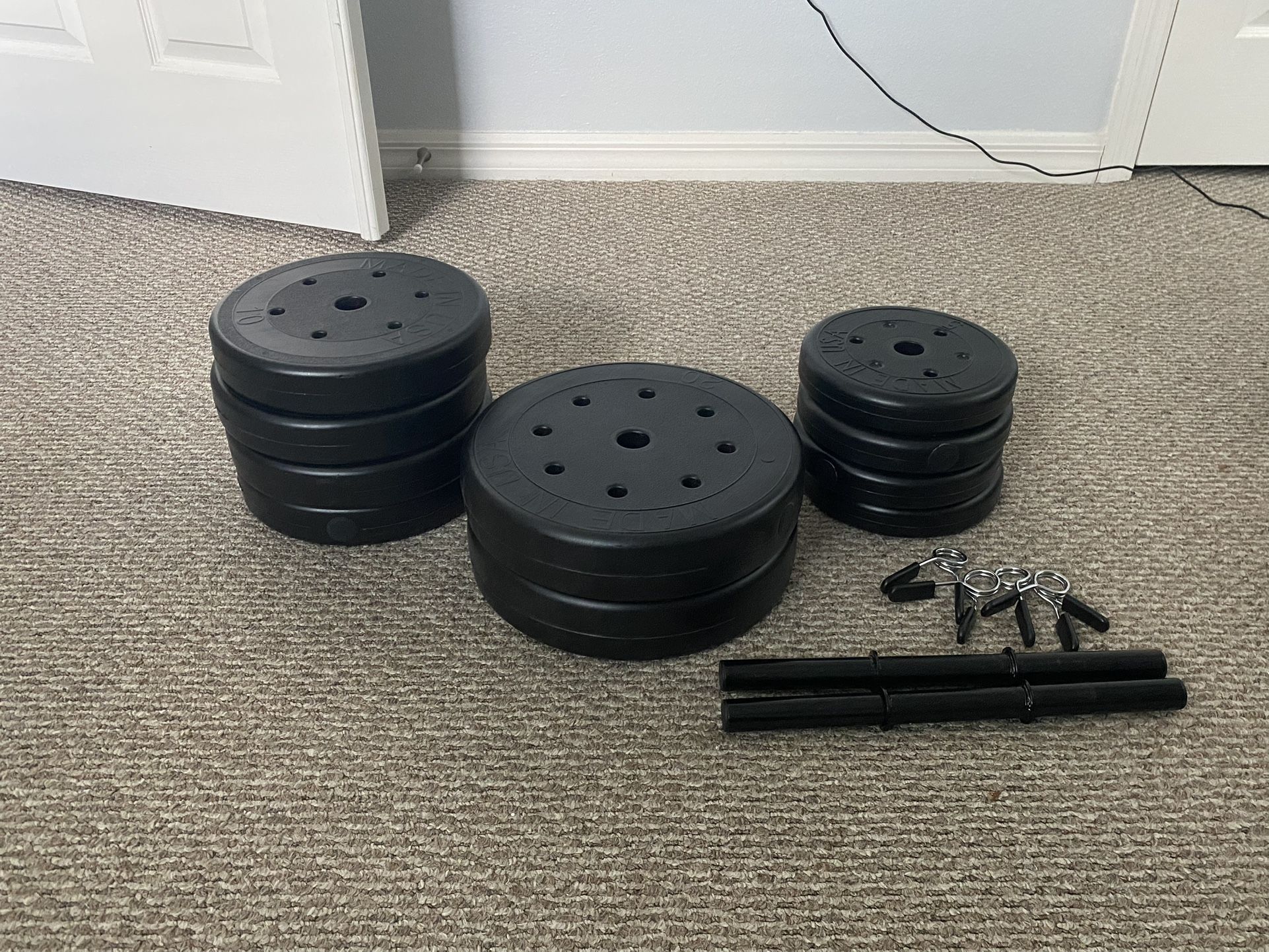 Weights With Dumbbell Bars