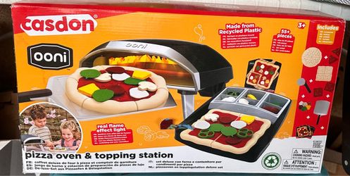 Kids Pizza Oven & Topping Station Set