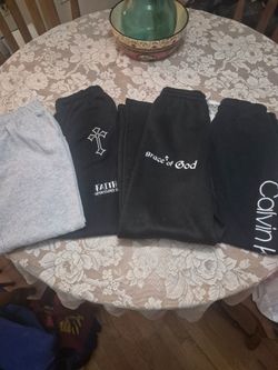 Kids sweatpants,  size 12/14, lot of 4