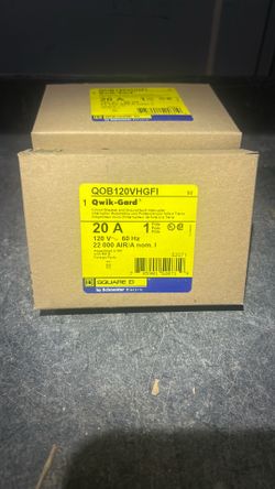 Square D 20AMP GFI Circuit Breaker