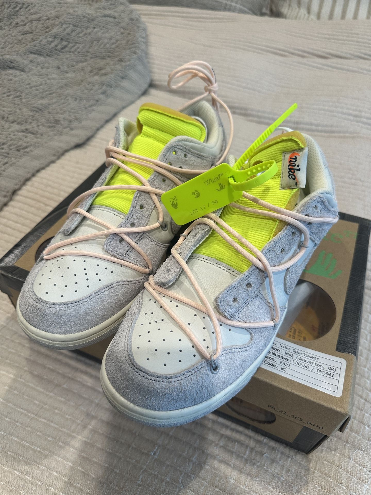 Off White Nike Dunk Lot 12