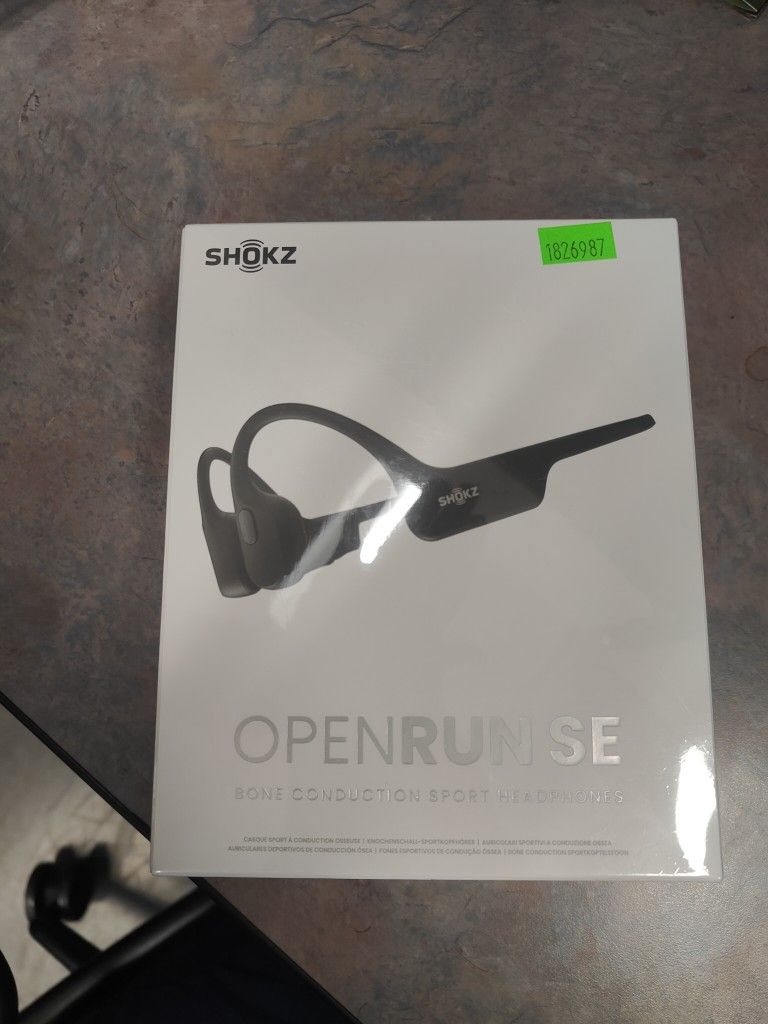SHOKZ OpenRun Open-Ear Bluetooth Bone Conduction Sport Headphones Wireless Earphones