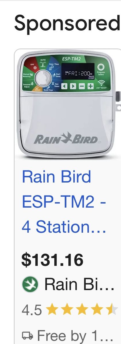Rain Bird Timer