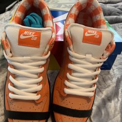 Nike SB Orange Lobster Dunks