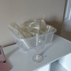 Champagne Plasic Glasses For Party