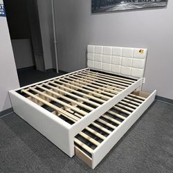 Full/ Twin Trundle Bed Frame 
