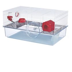 Cage with 2 gerbils food and bedding included 