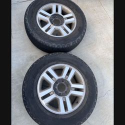 2 - 265/65r18 6x135 6x5.31 F-150 Expedition Wheels Rims Tires!!!!!!!