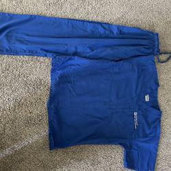 Royal Blue Scrub Set