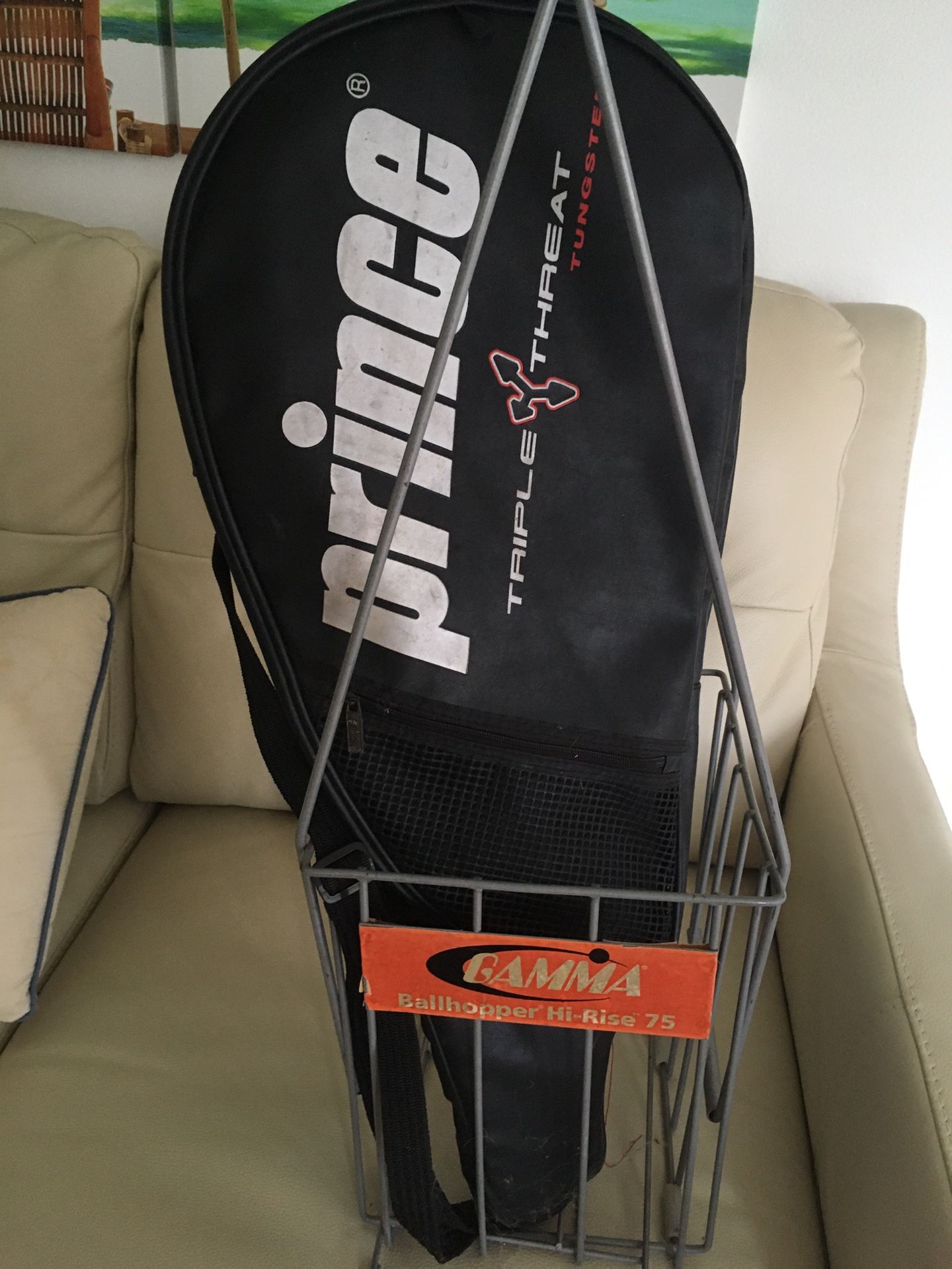 Tennis Rackets & Ball Hopper