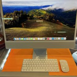 Apple - iMac 24" All-in-One - M3 chip 8-Core - 8GB Memory - 256GB - Green 