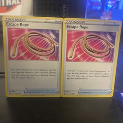 Escape Rope Pokémon Cards