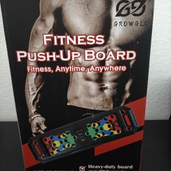 Growglo Fitness Push Up Board And Workout Set