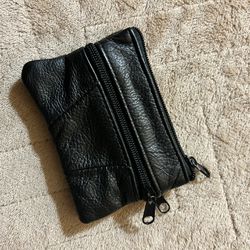 Passport Leather Neck Wallet & Coin Pouch