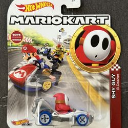 Hot Wheels Mario Kart Diecast Shy Guy B-Dasher 1:64 Mattel New NIB