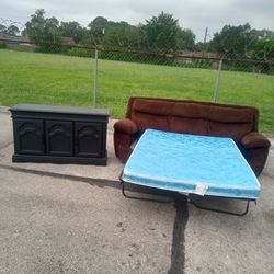 Free Delivery - Sleeper Sofa Tv Stand Couch 