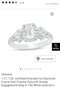 Diamond engagement ring