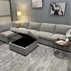 Thomasville Tisdale 6-Piece Modular Sectional (Beige) *FREE DELIVERY 🚚*