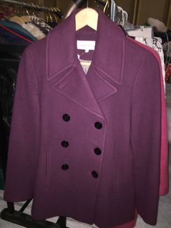 Wool PeaCoat Calvin Klein Sz Small