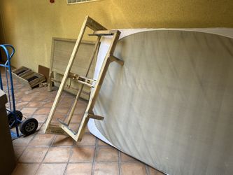 Queen Size Bed And Mattress 150.00