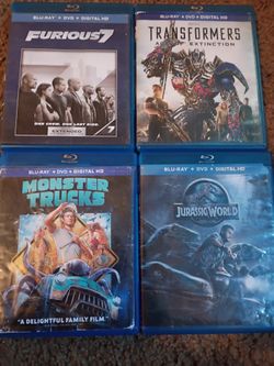 Blue Rays And Dvds All For $20