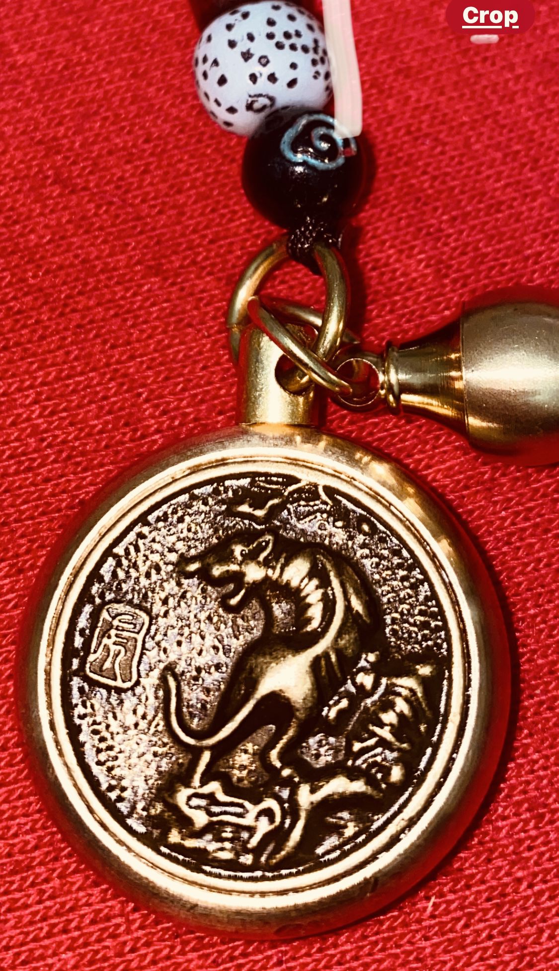 Pure Brass Tiger Zodiac  Keychain Pendant, Rope, Keychain Hanging Jewelry