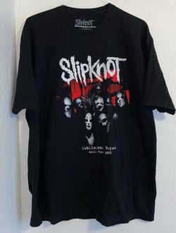 Slipknot Subliminal Verses World Tour 2005 Band T Shirt Black Size XXXL