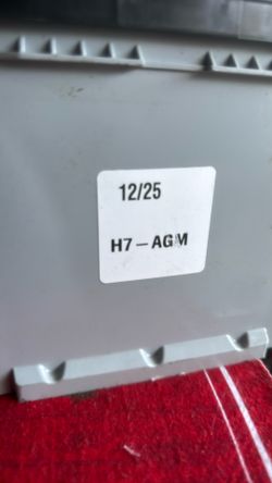 H-7 Agm Battery