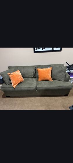 Bauhaus designer oversized microfiber loveseat cloud comfort) delivery available)