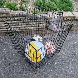 Collapsible Metal  Sports Equipment Storage 