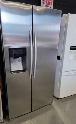 Samsung Side-by-Side Stainless Steel Fridge
