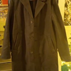 H M Mens Single Breasted Coat