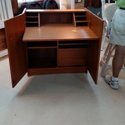Danish Modern Hidden Desk