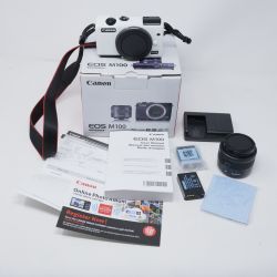 Canon EOS M100 24.2MP EF-M 15-45mm, Bonus Silicon Skin Canon EOS M100 24.2MP Digital Camera Black with EF-M 15-45mm, Bonus S